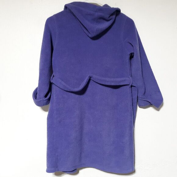 Childrens Place Girls Robe Purple Penguin Medium 7/8 Sleepwear Fleece Pajamas - Picture 7 of 12